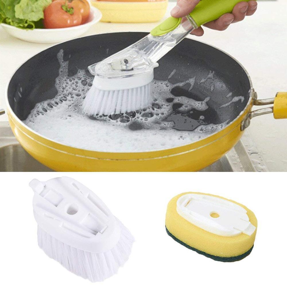 Rynx | Bequee Soap splashes kitchen cleaning brush with long handle scrubber