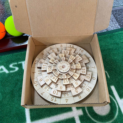 RYNX | Safecracker 50 Wooden Puzzle - Difficult Mathematical Brain Teaser For Adults
