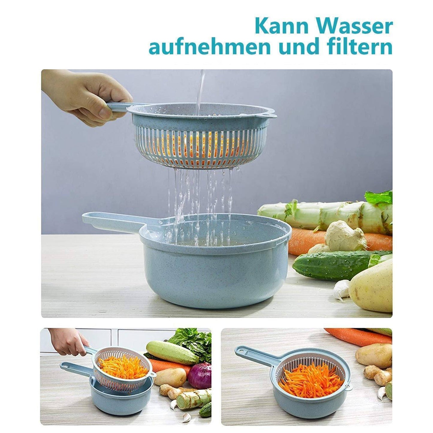 Rynx | 9 in 1 Multifunctional Vegetable Slicer Set