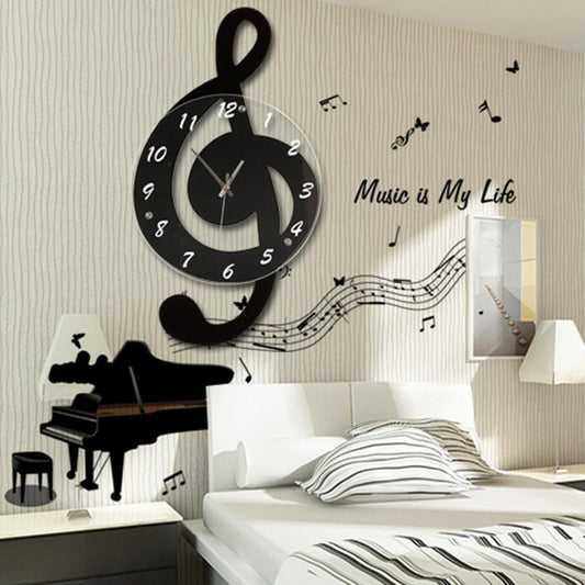 Rynx | MusicNote - G-key Wall Clock