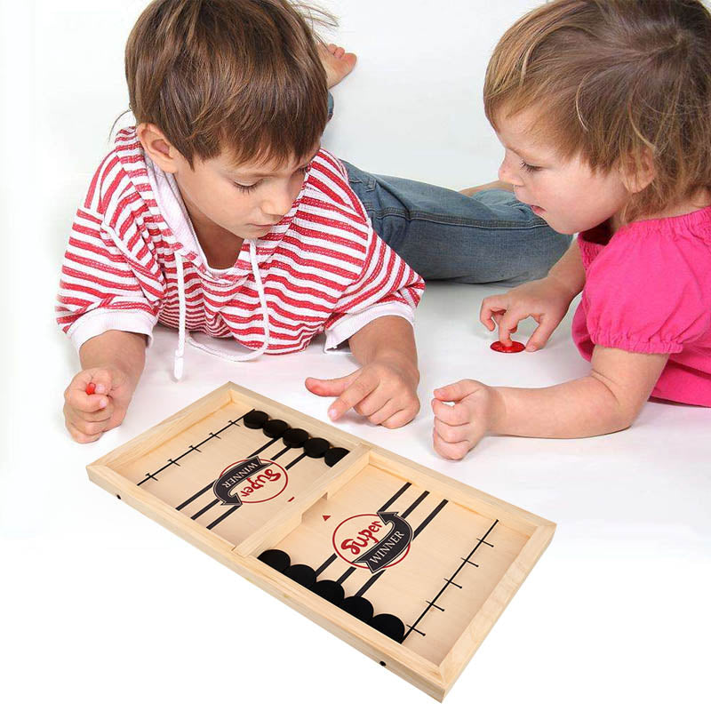 Rynx | Playfun - Double-Sided Sling Puck Board Game - Family Fun For Everyone