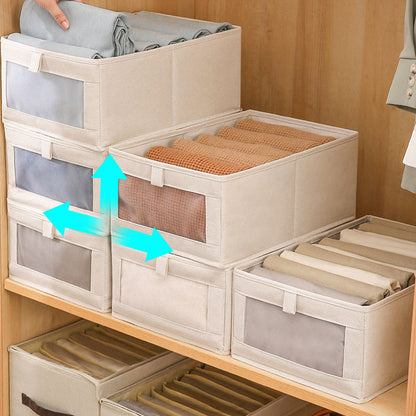 Rynx | Visual Window Cotton and Linen Storage Box