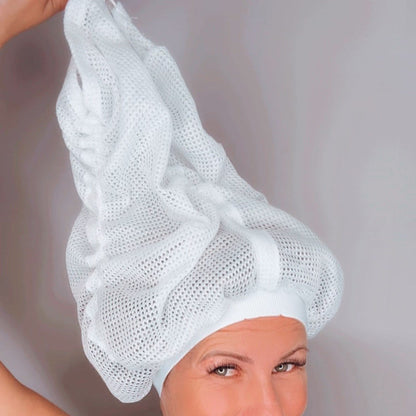 Rynx | Net Plopping Cap for Drying Curly Hair