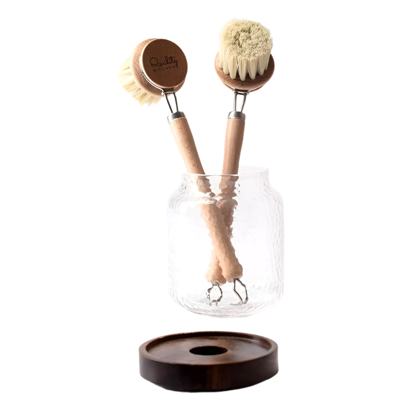 Rynx | ScrubNest Durable Dish Brush with Short Round Handles