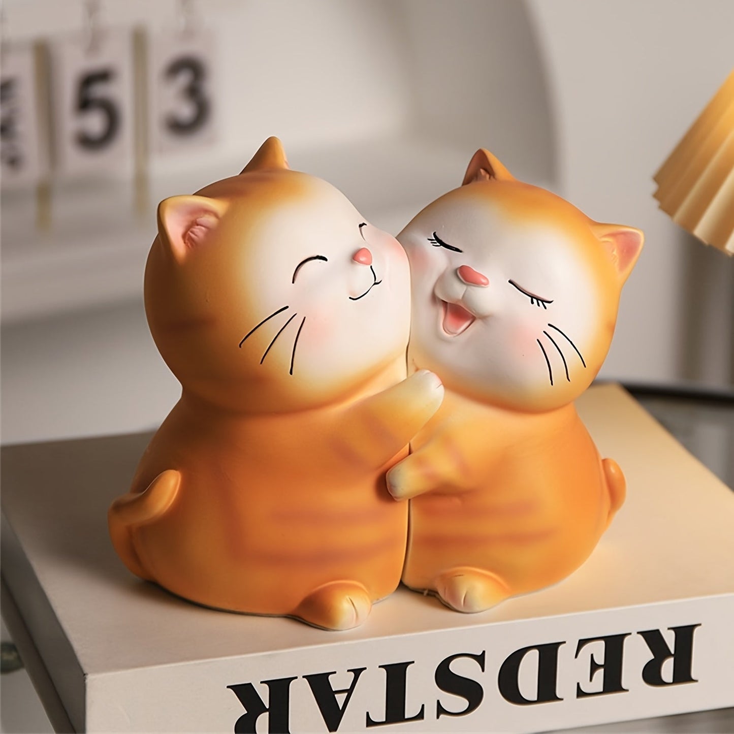 Rynx | LoveCats - Charming Cat Bookends - Perfect for Home & Office Decoration