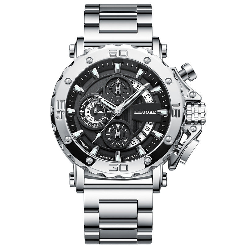 Rynx | Thick Luminous Waterproof Men's Quartz Watch