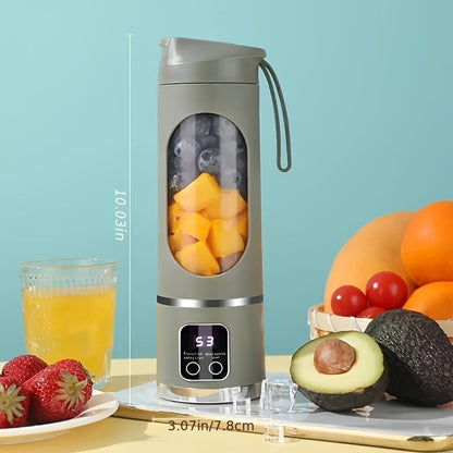 Rynx | Portable USB-Rechargeable Blender & Juicer – Easy to Clean, Perfect for Fruit & Vegetable Drinks, Milkshakes, 10.14oz to 16.91oz Capacity
