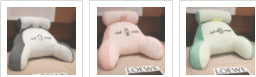 Rynx | Soft fluffy triangular reading pillow