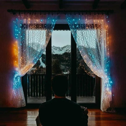 Rynx | LED Rainbow Curtain Lights — Color Changing Waterproof Decoration