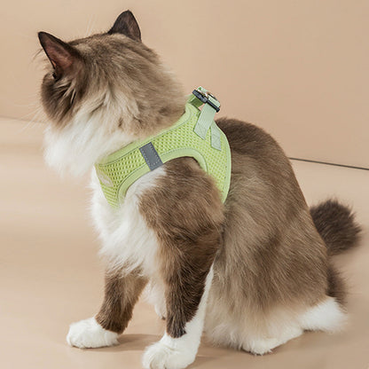 Rynx | Reflective Mesh Cat & Small Dog Harness Leash Set