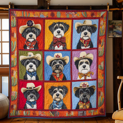 Rynx | Ranch Schnauzer Quilted Blanket