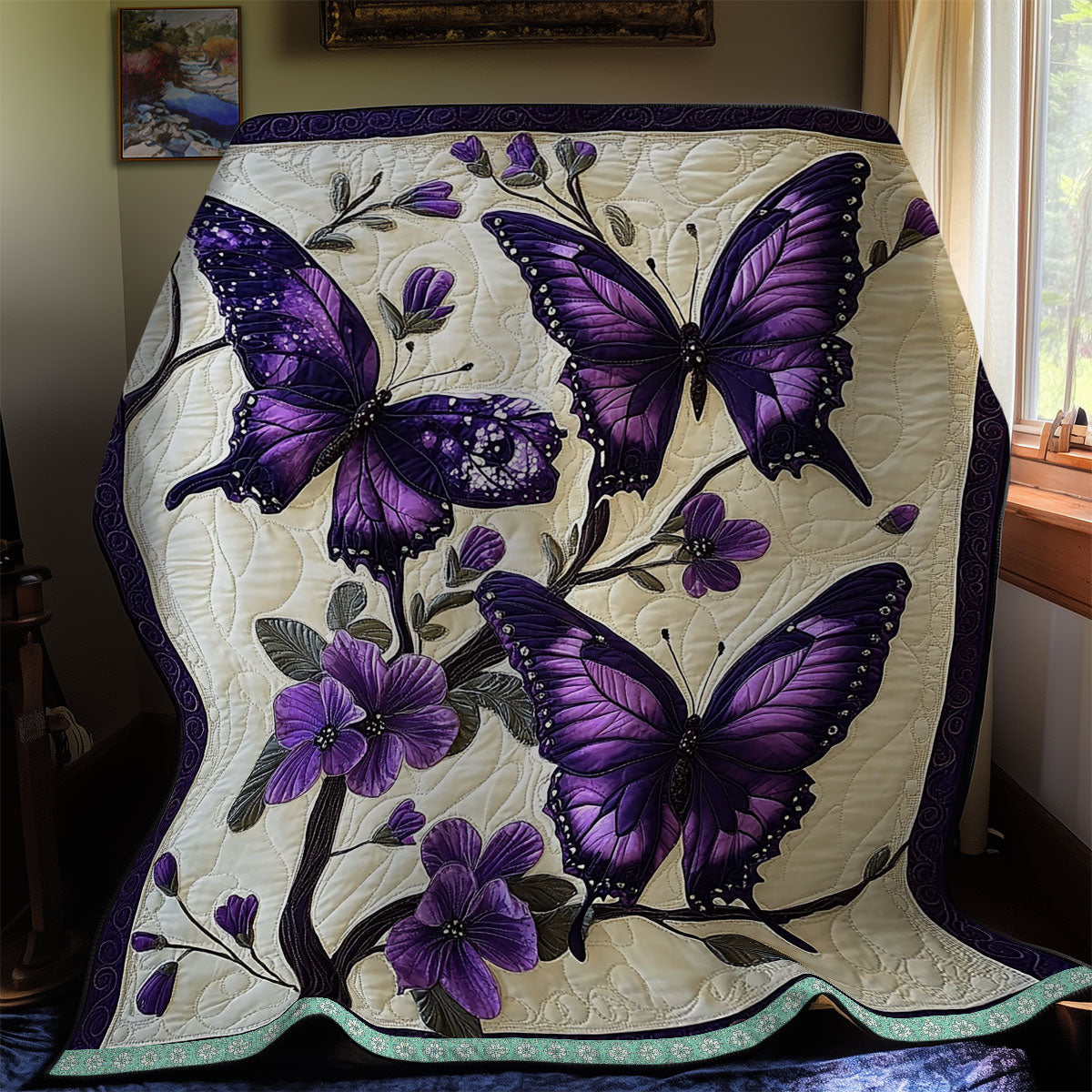 Rynx | Purple Butterfly Blanket