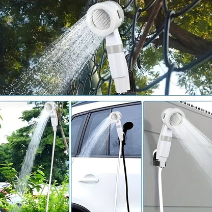 Rynx | Portable USB Watering Device - Adjustable Pressure for Outdoor Bathing, Car Cleaning and Plant Watering