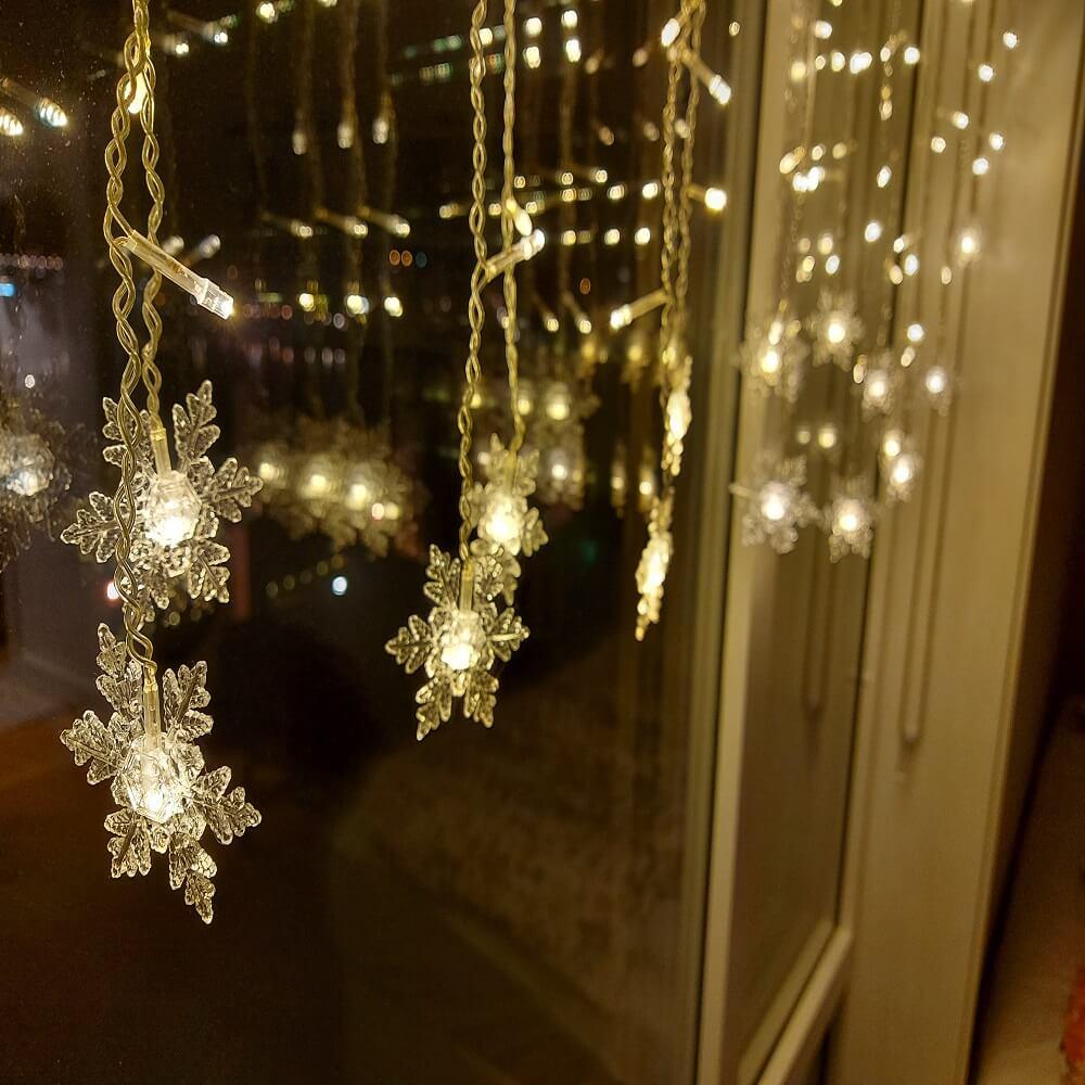 Rynx | Curtain Snowflake Led String Lights