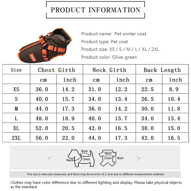 Rynx | Waterproof Padded Pet Jacket