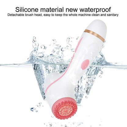 Rynx | 3-in-1 Sonic Rotating Facial Cleansing Brush: Waterproof, Rechargeable & Deep Cleaning Spa System