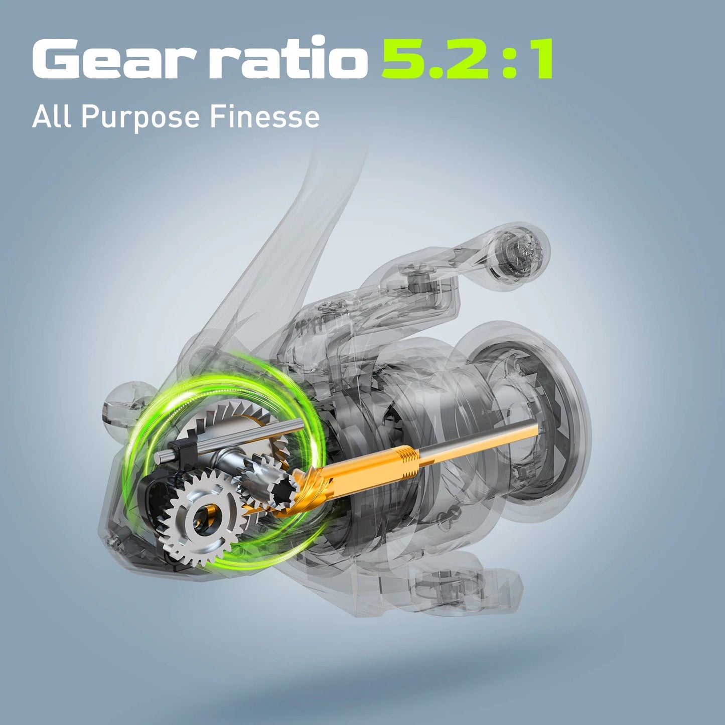 Rynx | High performance reel - 12KG Max drag, 9+1 ball bearings