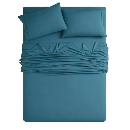 Rynx | Bamboo 2000 Thread Count 6-Piece Luxury Sheet Set - Organic, Cooling, 16 Inch Deep Pocket, Egyptian Luxury with Bonus Pillowcases - Shrink and Fade Resistant