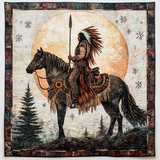 Rynx | Native American Chief Aura Quilt