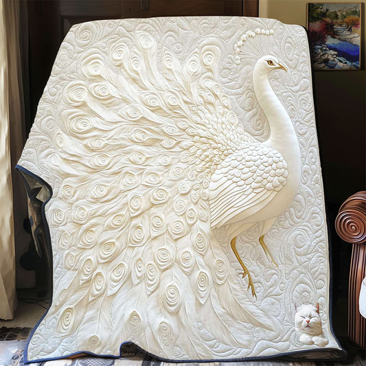 Rynx | Legend White Peacock Quilt