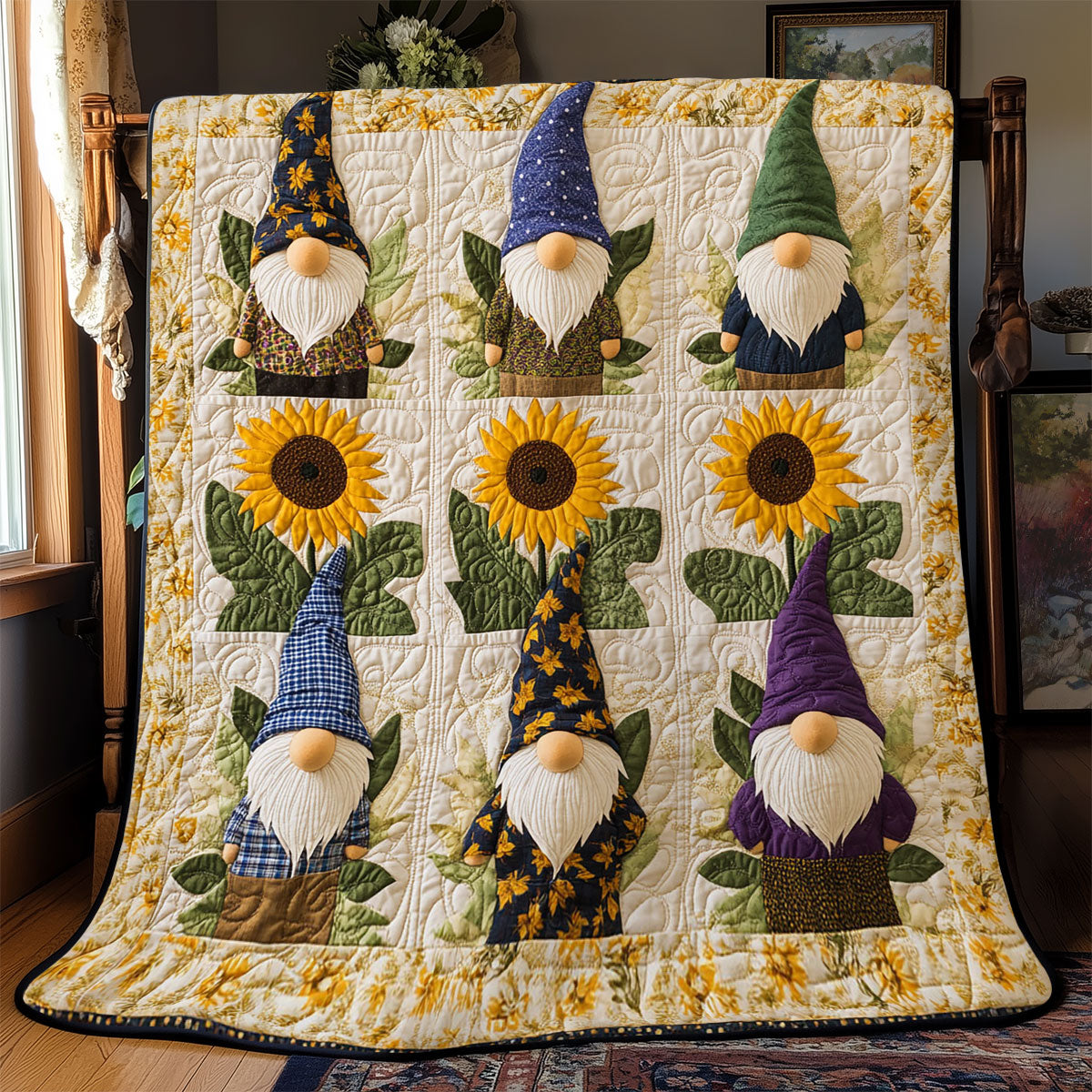 Rynx | Sunflower Gnome Blanket
