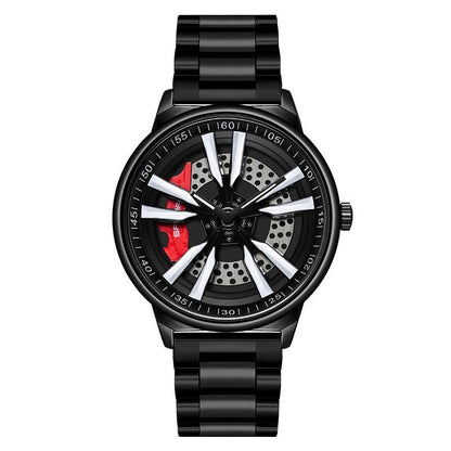 Rynx | Men's Creative Cool Dial Rotating Wheel Quartz Watch
