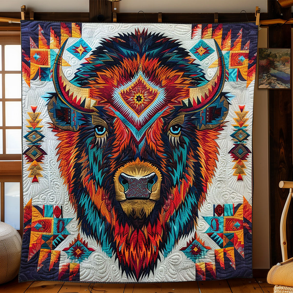 Rynx | Bison Native American Quilt