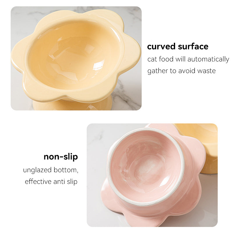Rynx | High-Quality Ceramic Cat Water and Food Bowl