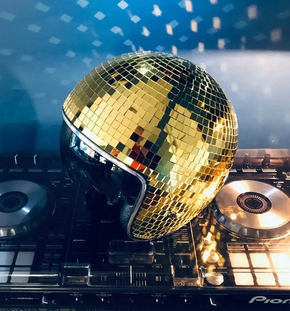 RYNX | Disco Ball Helmet With Retractable Visor