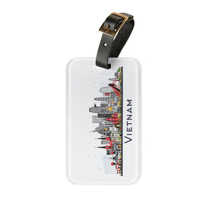 Rynx | Personalized Explorer Acrylic and Leather Luggage Tag