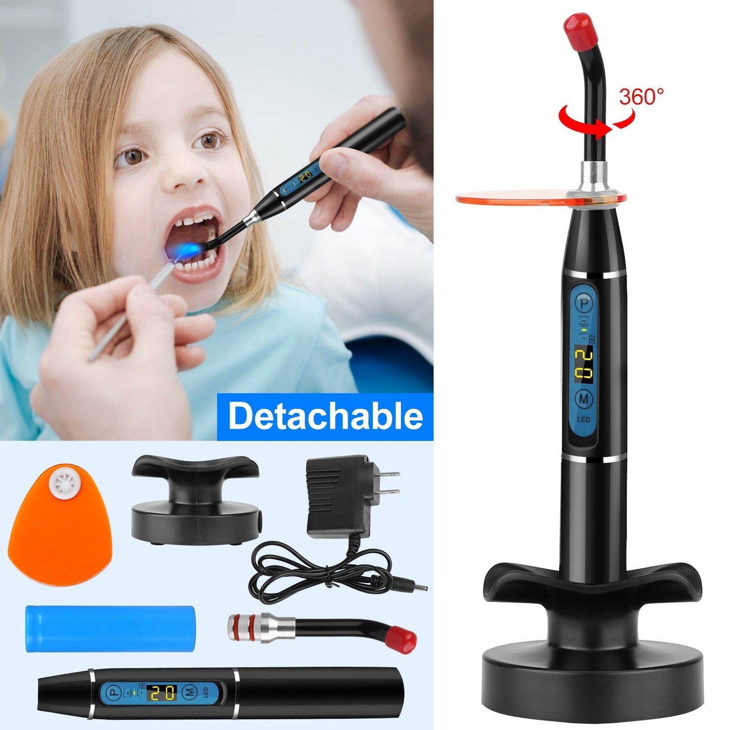 Rynx | 5W Wireless Dental LED Curing Light