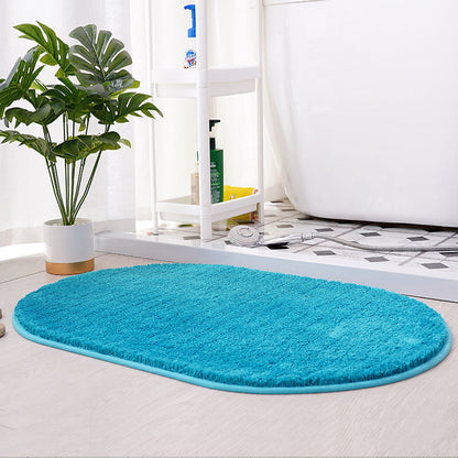 Rynx | Semi-circle Fest purple Tufted Bath Mat, Multiple Sizes Soft Plush Water-absorbent, Non-slip Toilet Mat, Soft Thick Bathroom Rug, Pure Bathroom Mats, Simple Best Bath Rugs, Hot Shower Mat Non-slip, Toilet Rug