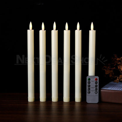Rynx | 6 Pcs - Flame LED lights with remote control