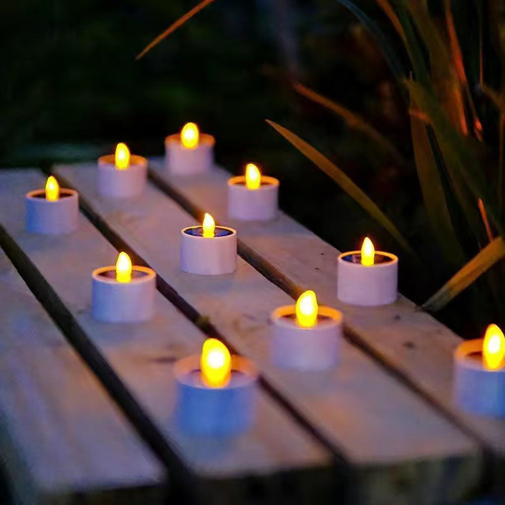Rynx | 6 Pk - Solar-powered LED, candles