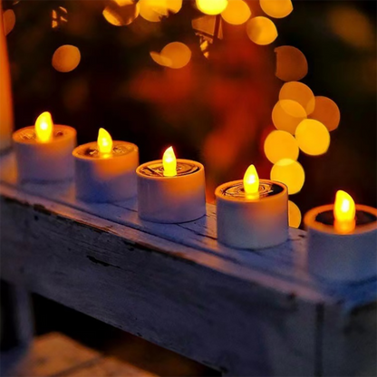 Rynx | 6 Pk - Solar-powered LED, candles