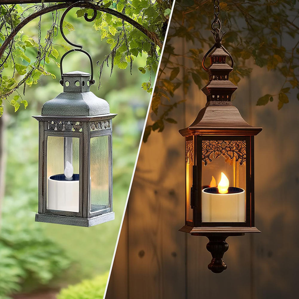 Rynx | 6 Pk - Solar-powered LED, candles