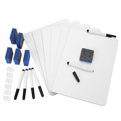 Rynx | 6 Kits Whiteboard Pen Clip Erasable Writing Drawing Board
