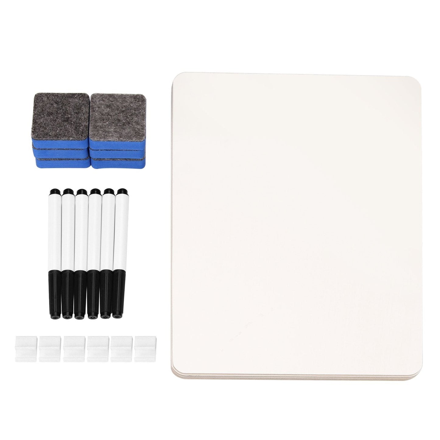 Rynx | 6 Kits Whiteboard Pen Clip Erasable Writing Drawing Board