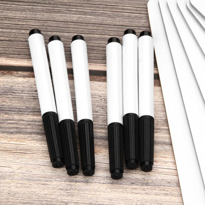 Rynx | 6 Kits Whiteboard Pen Clip Erasable Writing Drawing Board