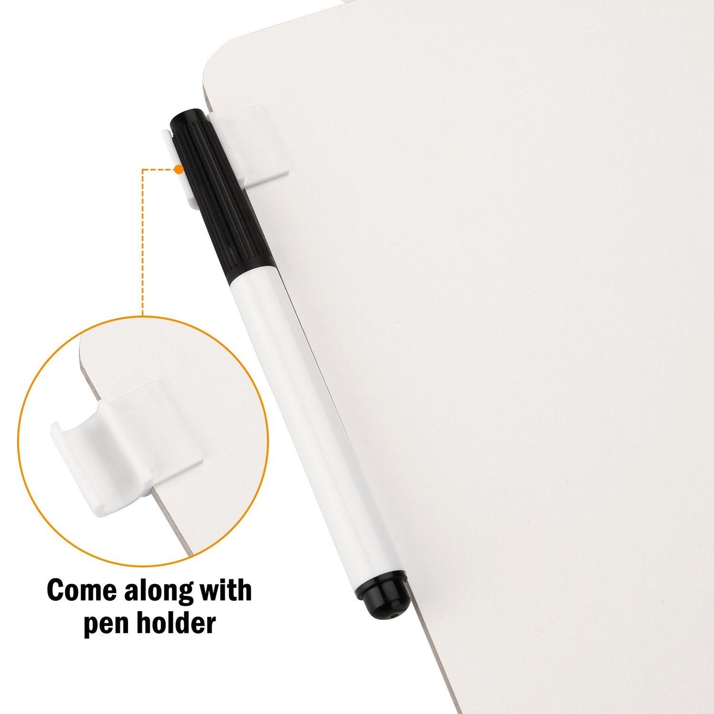 Rynx | 6 Kits Whiteboard Pen Clip Erasable Writing Drawing Board