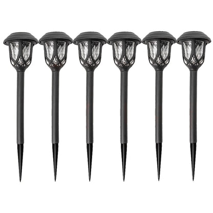 Rynx | 6-Pack: Solar-Powered Path Light - Touch-Controlled, Waterproof, Removable, Energy-Saving, and Wireless Solar Garden Deck Light