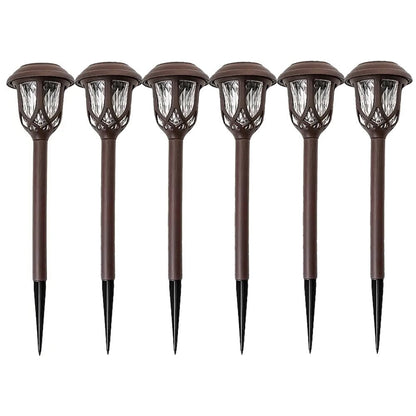 Rynx | 6-Pack: Solar-Powered Path Light - Touch-Controlled, Waterproof, Removable, Energy-Saving, and Wireless Solar Garden Deck Light