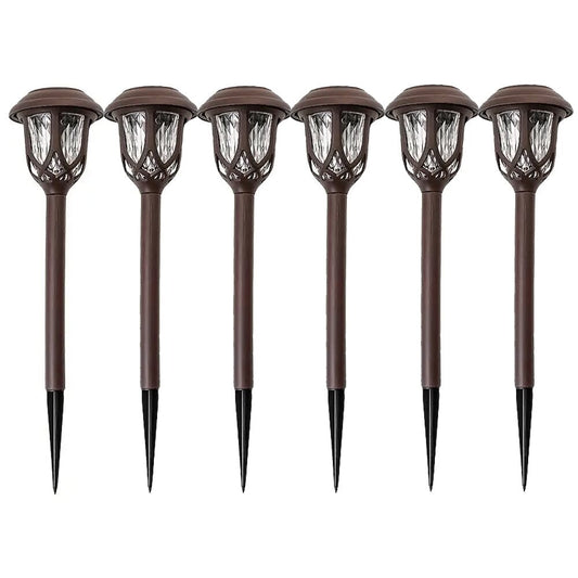 Rynx | 6-Pack: Solar-Powered Path Light - Touch-Controlled, Waterproof, Removable, Energy-Saving, and Wireless Solar Garden Deck Light