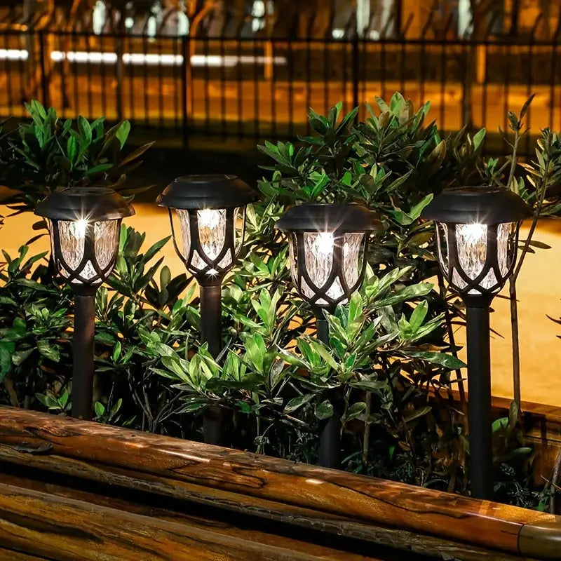 Rynx | 6-Pack: Solar-Powered Path Light - Touch-Controlled, Waterproof, Removable, Energy-Saving, and Wireless Solar Garden Deck Light
