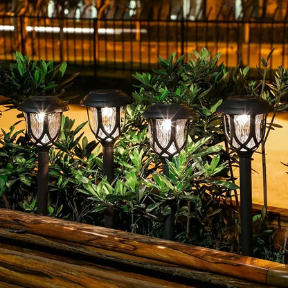 Rynx | 6-Pack: Solar-Powered Path Light - Touch-Controlled, Waterproof, Removable, Energy-Saving, and Wireless Solar Garden Deck Light