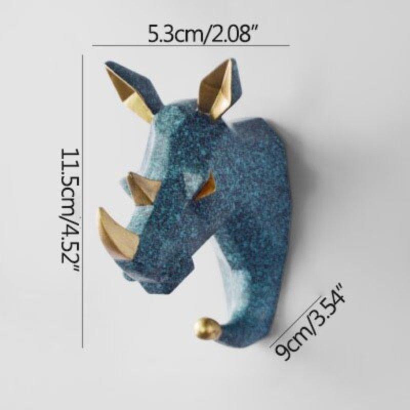 RYNX | Pcs Set Animals Head Wall Hooks