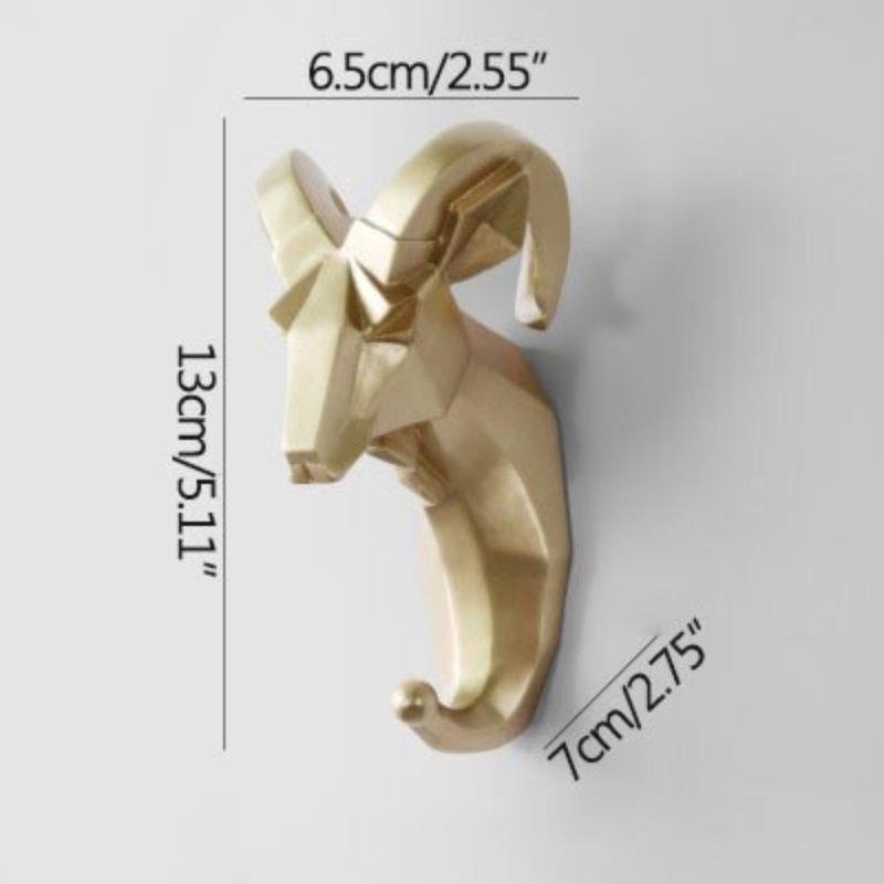 RYNX | Pcs Set Animals Head Wall Hooks