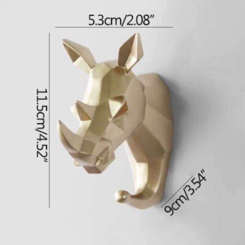 RYNX | Pcs Set Animals Head Wall Hooks