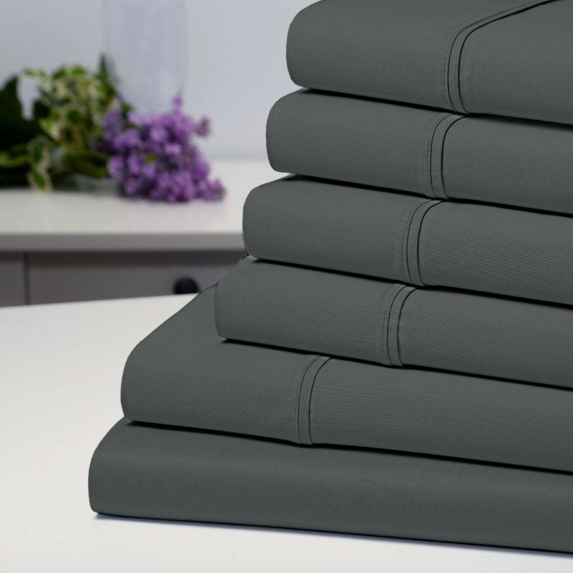 Rynx | 6-Part: Bamboo 1800 Number Extra Soft Luxury Bedding Set