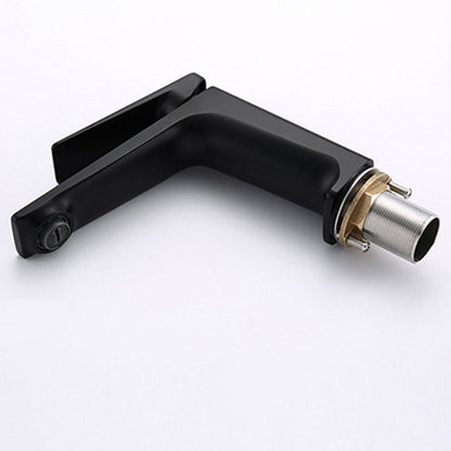 Rynx | Modern Basin Mixer Lever Handle Copper Low Arc Basin Mixer